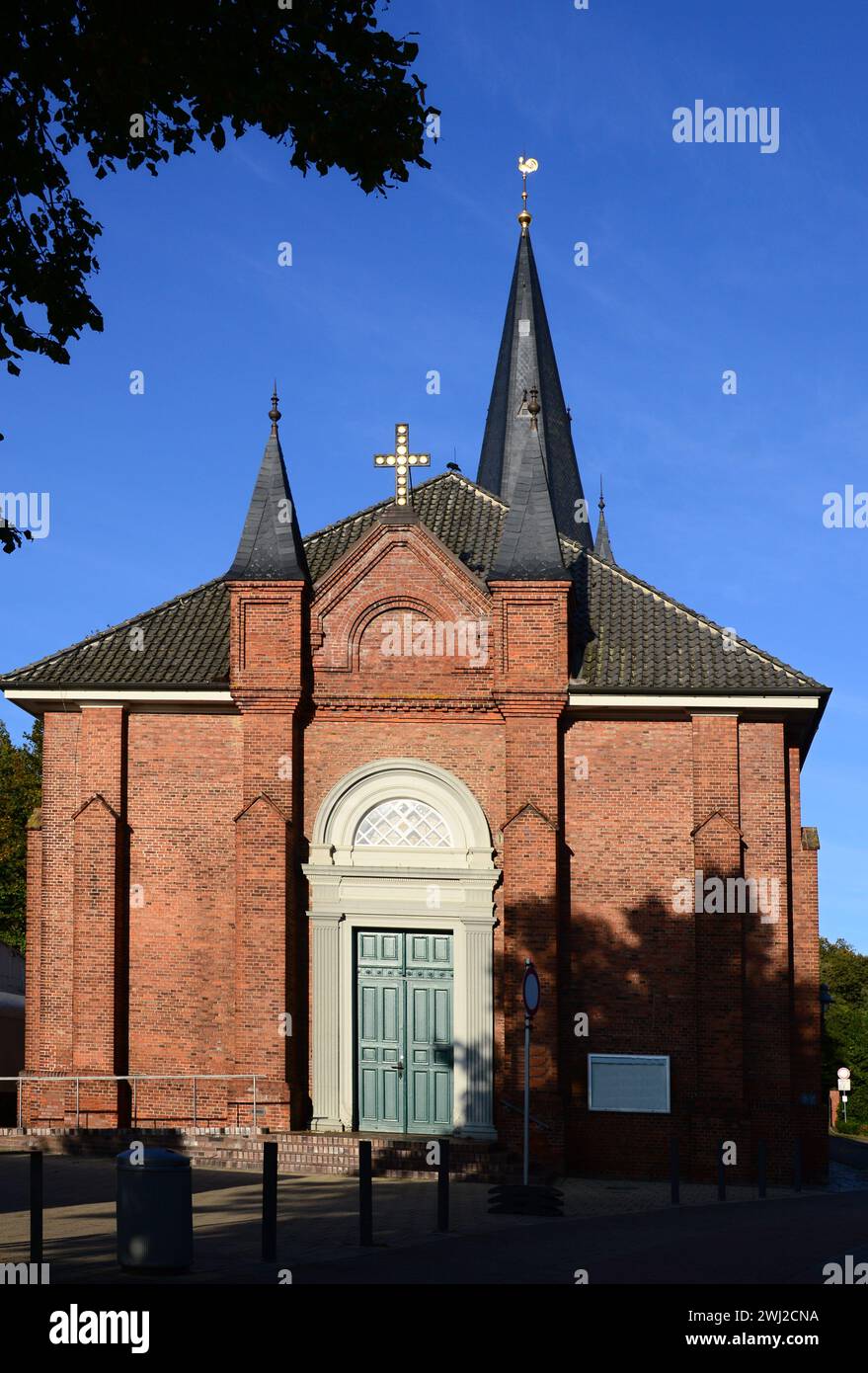 Chiesa storica nella città di Cuxhaven, bassa Sassonia Foto Stock