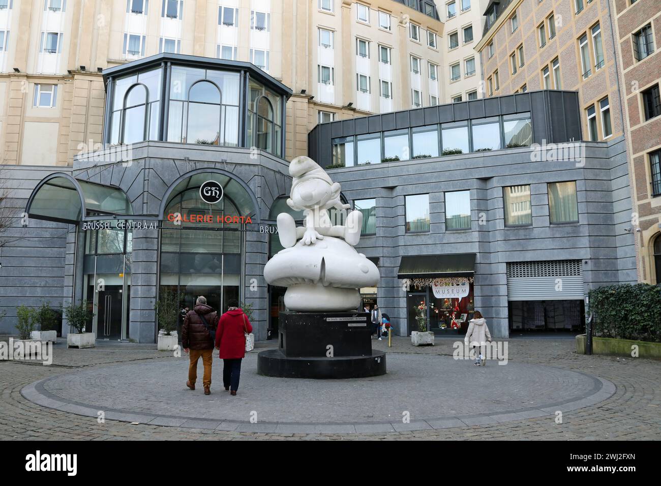 Museo delle Figurine del fumetto di Bruxelles Foto Stock