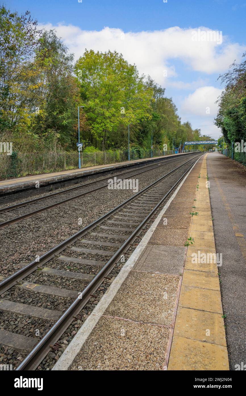 country stazione ferroviaria britannica lapworth warwickshire inghilterra regno unito Foto Stock