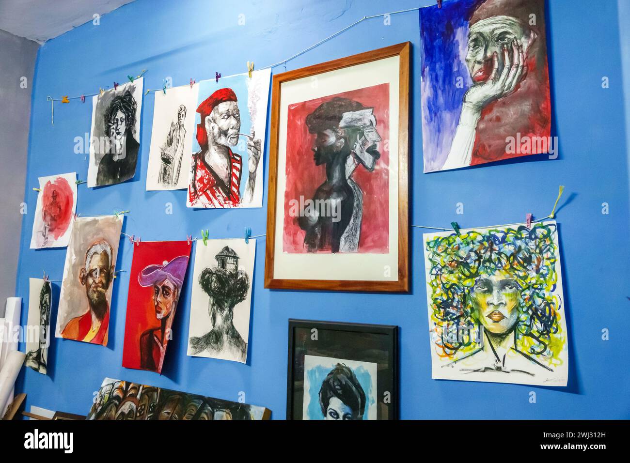 Merida Mexico, Merida Mexico, zona Paseo Montejo Centro, Calle 56, la Cubanita restaurante, ristoranti cubani che mangiano fuori, caffè informale Foto Stock