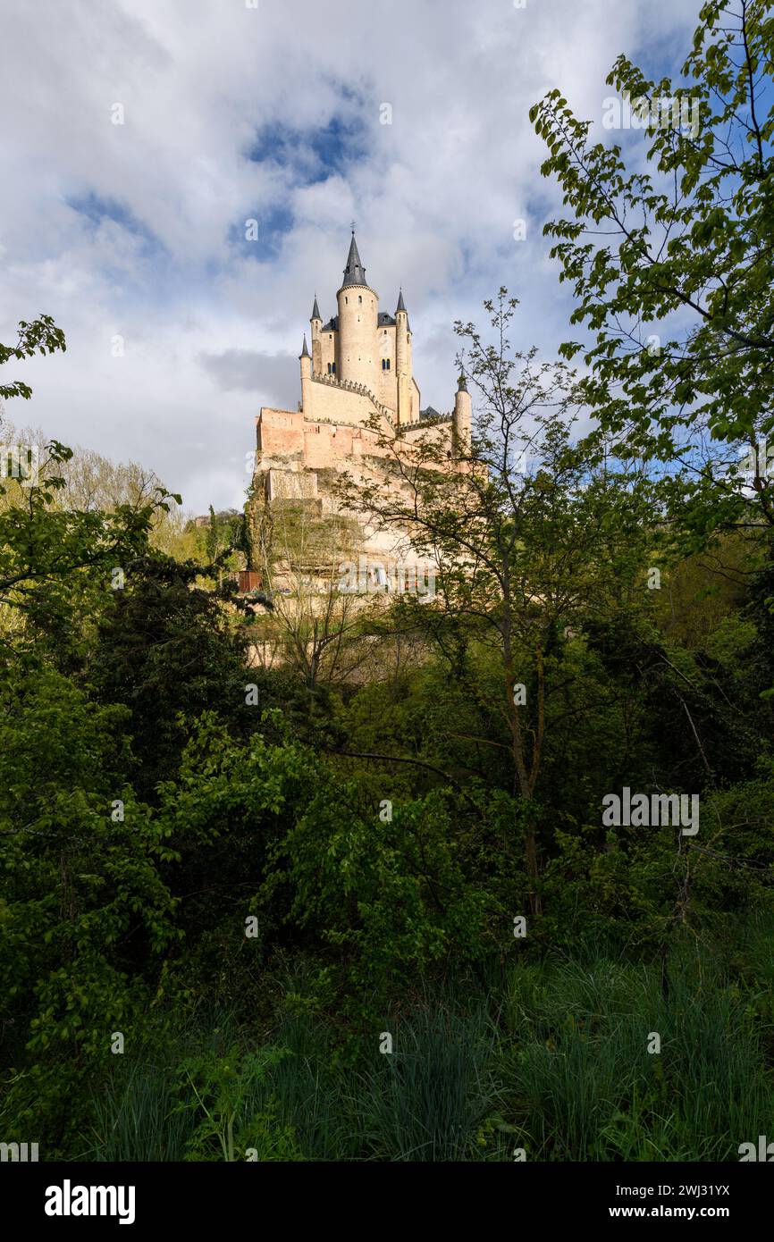 Castello di Segovia Foto Stock