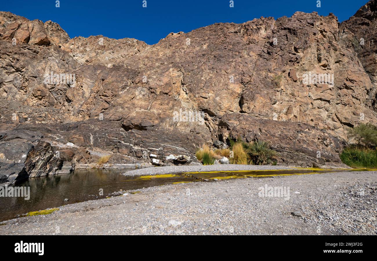 Il Moho a Wadi al Abyad, Oman Foto Stock