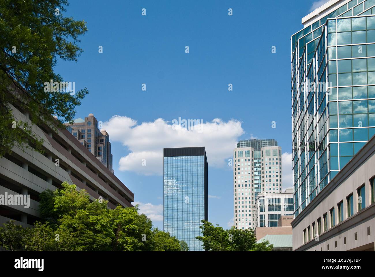 Centro città di Birmingham, Alabama - Stati Uniti Foto Stock