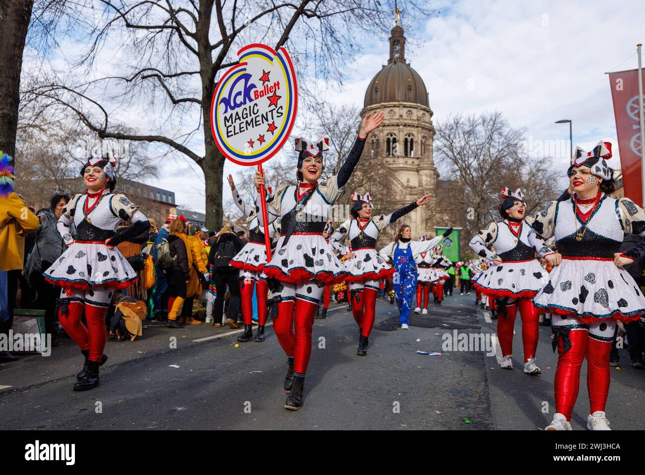 Rosenmontagsumzug Mainz 2024, 12.02.2024 Zugnummer 77 Karneval-Club ...