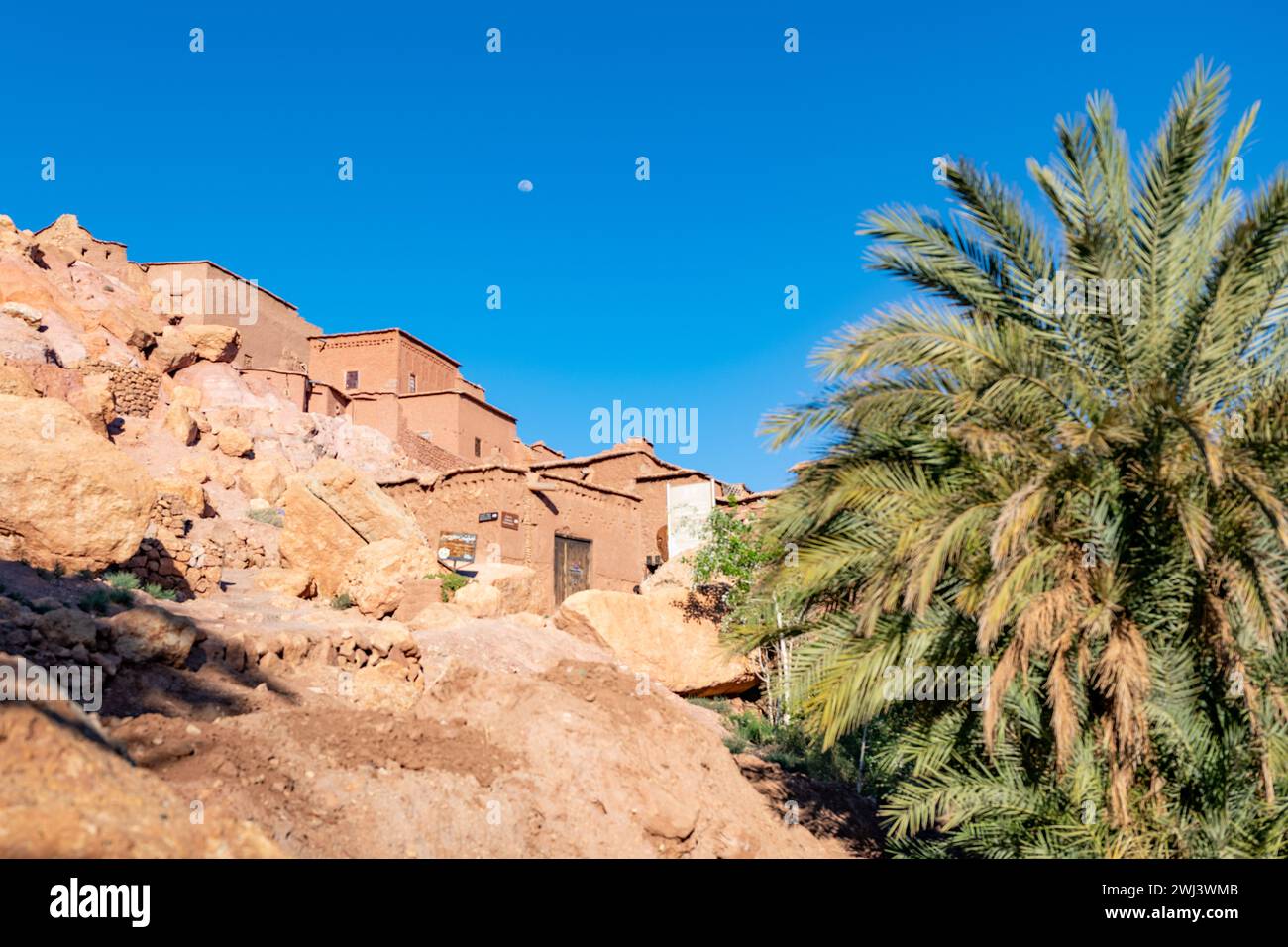 Ksar di Ait Ben Haddu in Marocco Foto Stock