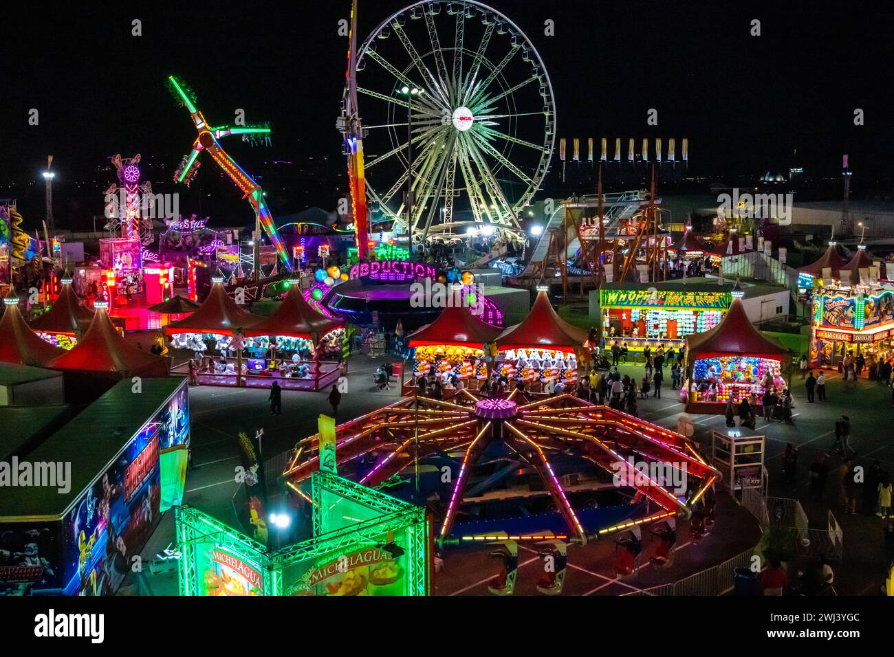 Una fiera statale annuale che si tiene a Fairgrounds Phoenix, Arizona Foto Stock