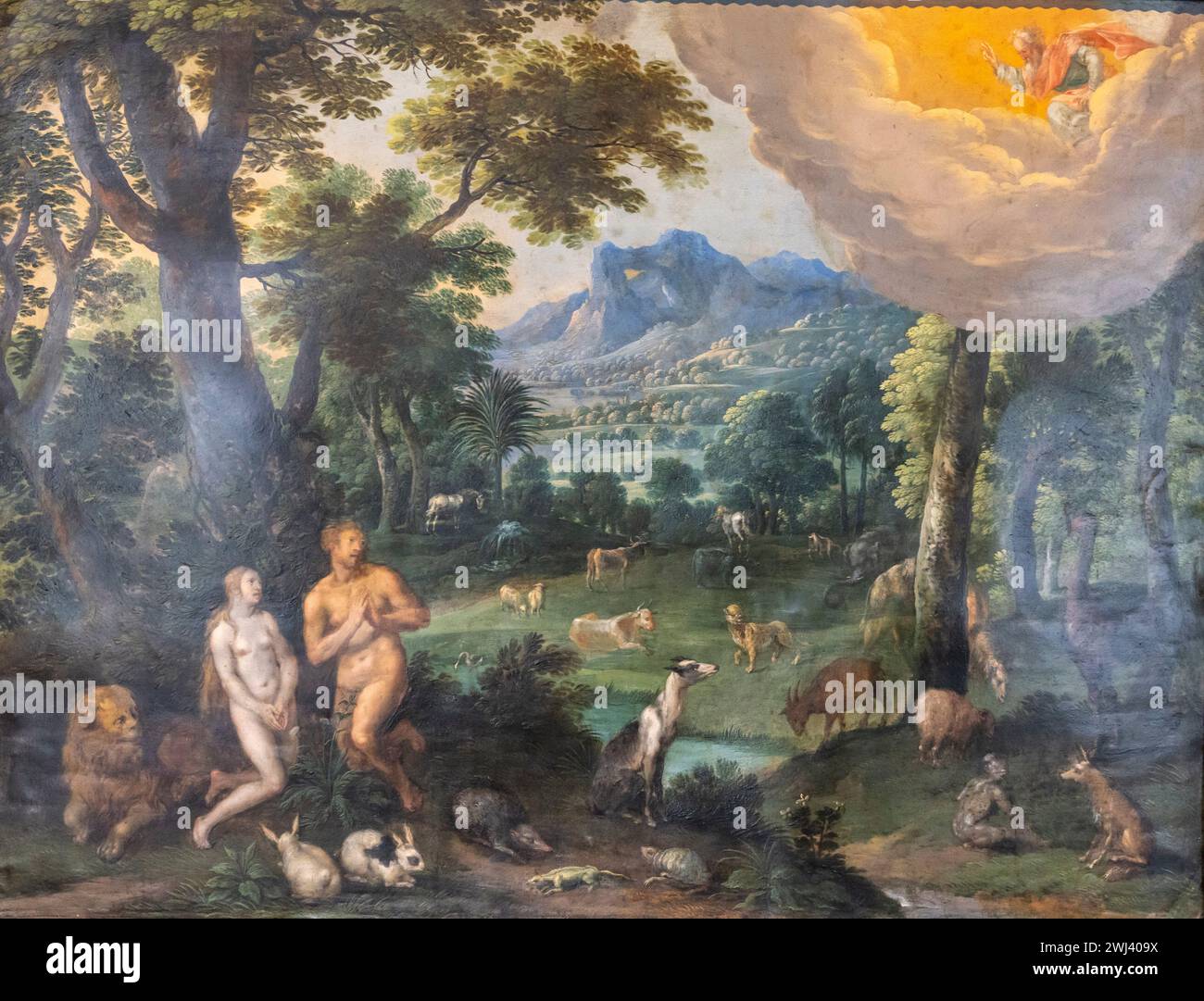 Il precetto divino Foto Stock