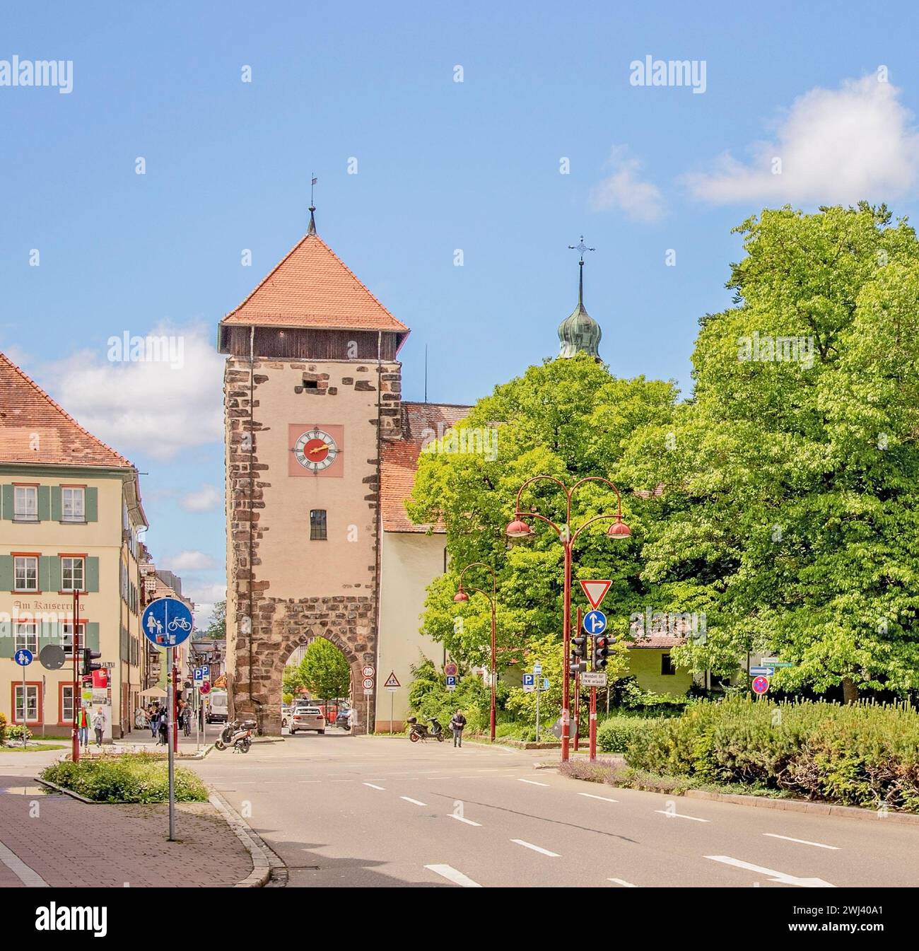 Bickentor Villingen, Villingen-Schwenningen Foto Stock