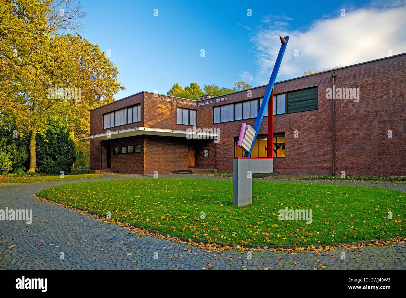 Haus Esters di Ludwig Mies van der Rohe nello stile del modernismo classico, Krefeld, Germania Europa Foto Stock