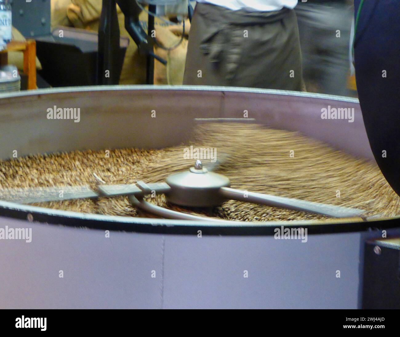 Caffè in torrefazione Foto Stock