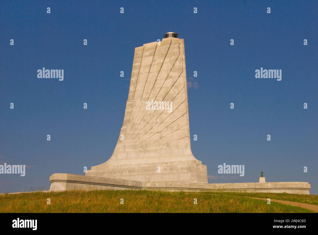 Wright Brothers National Memorial - banche esterne - Kill Devil Hills, North Carolina - 708NCVA Foto Stock