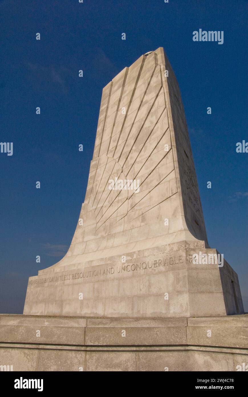 Wright Brothers National Memorial - banche esterne - Kill Devil Hills, North Carolina - 708NCVA Foto Stock