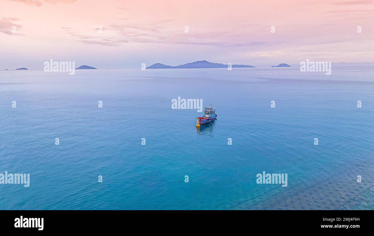 Da Nang bellissime scene e spiaggia Foto Stock