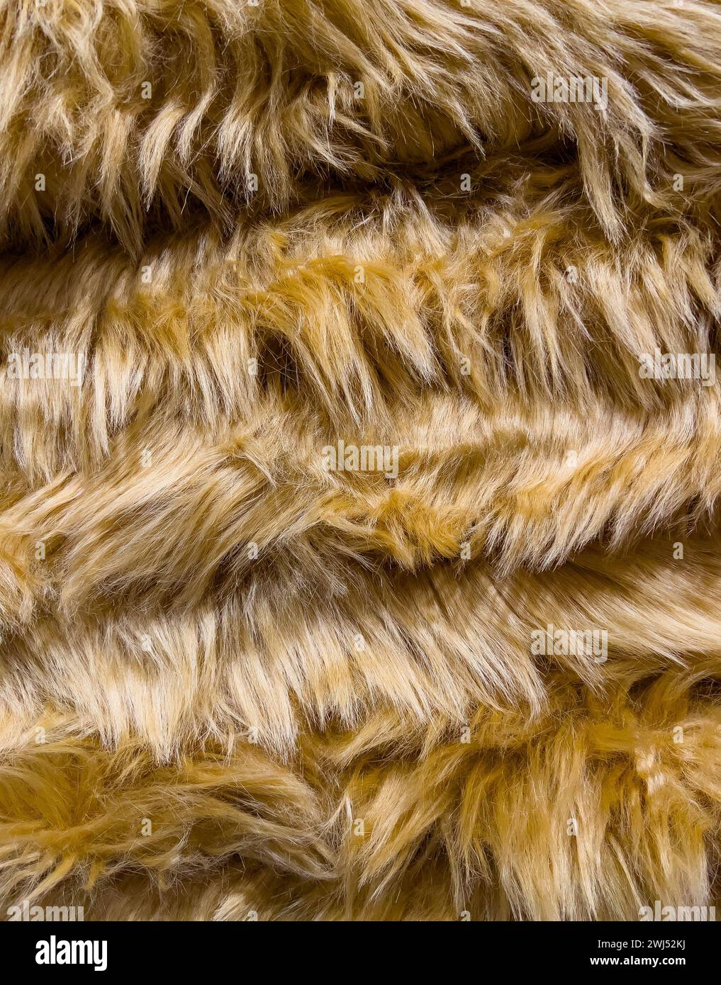 Tessuti in pelliccia sintetica per la produzione di pellicce sintetiche come sfondo Foto Stock