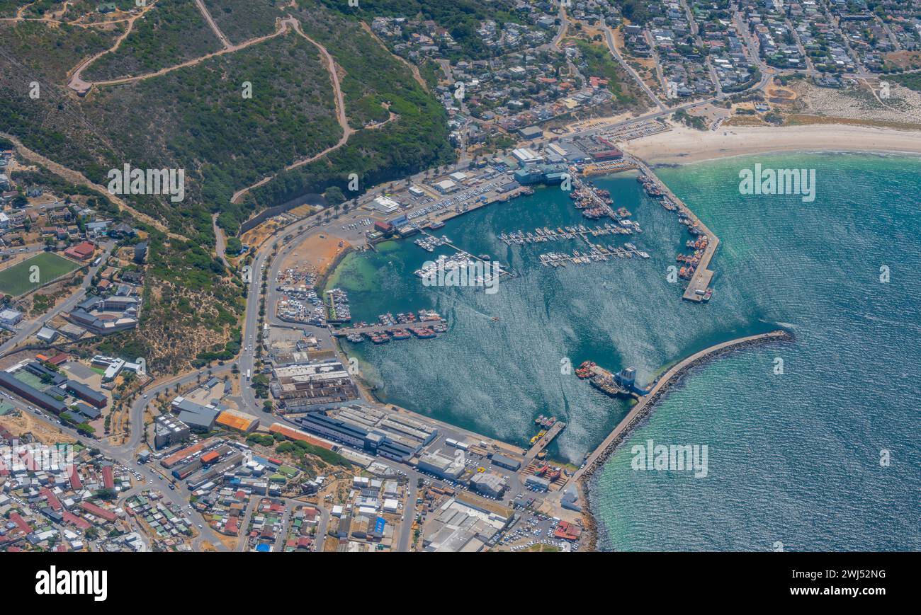 Camp Bay vicino a città del Capo dall'aria Sud Africa Foto Stock