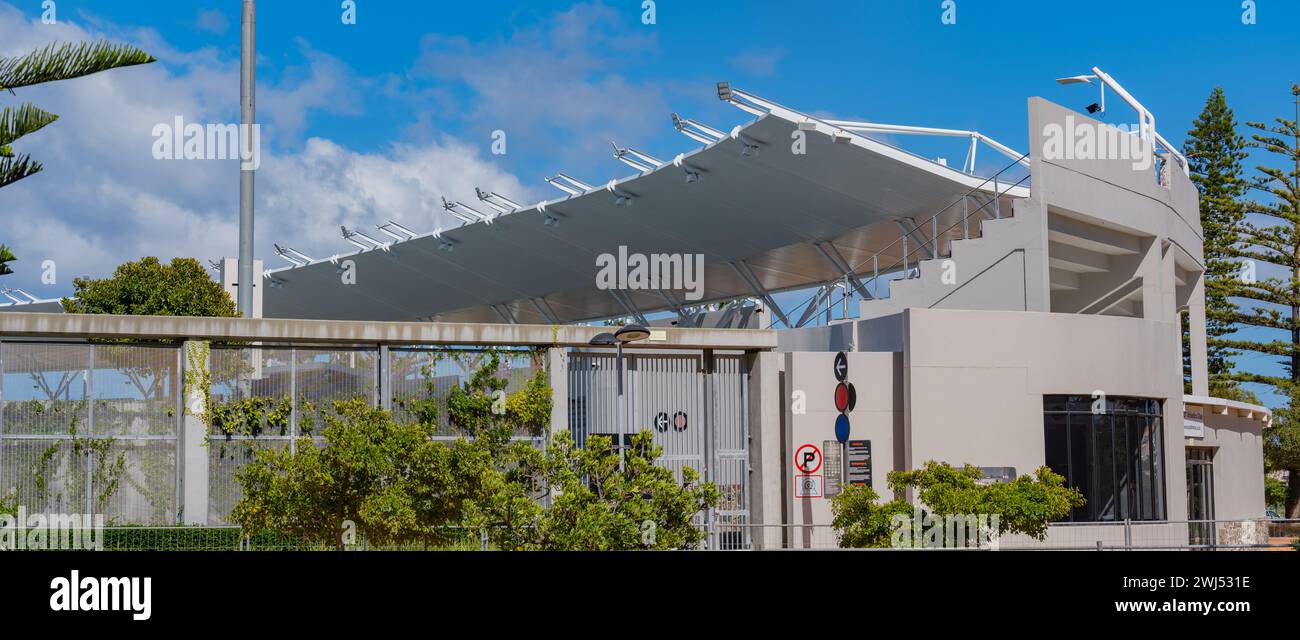 Green Point Athletics Stadium di città del Capo, Sudafrica Foto Stock