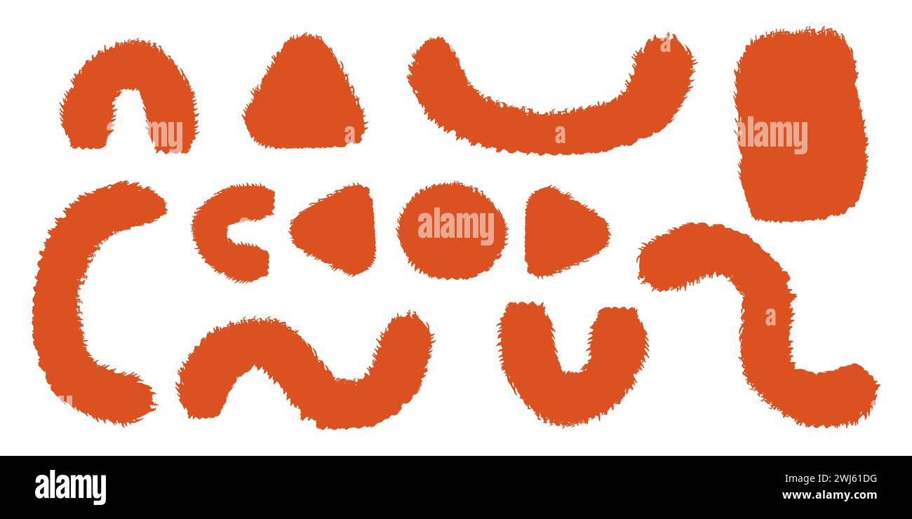 Forme geometriche astratte vettoriali per infografiche, web design e design moderni unici. Illustrazione Vettoriale