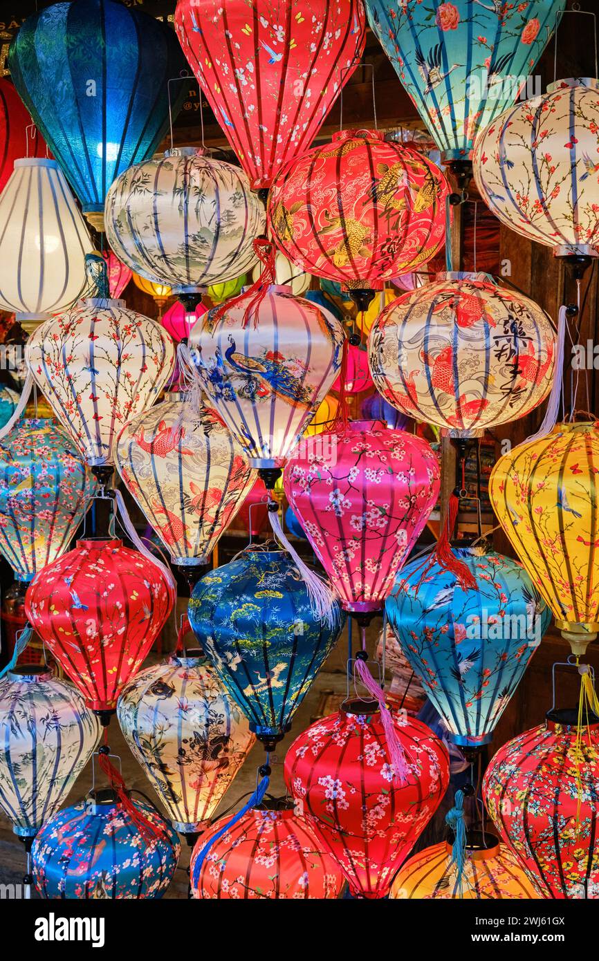 2024 gennaio, Hoi An lanterne di notte Foto Stock