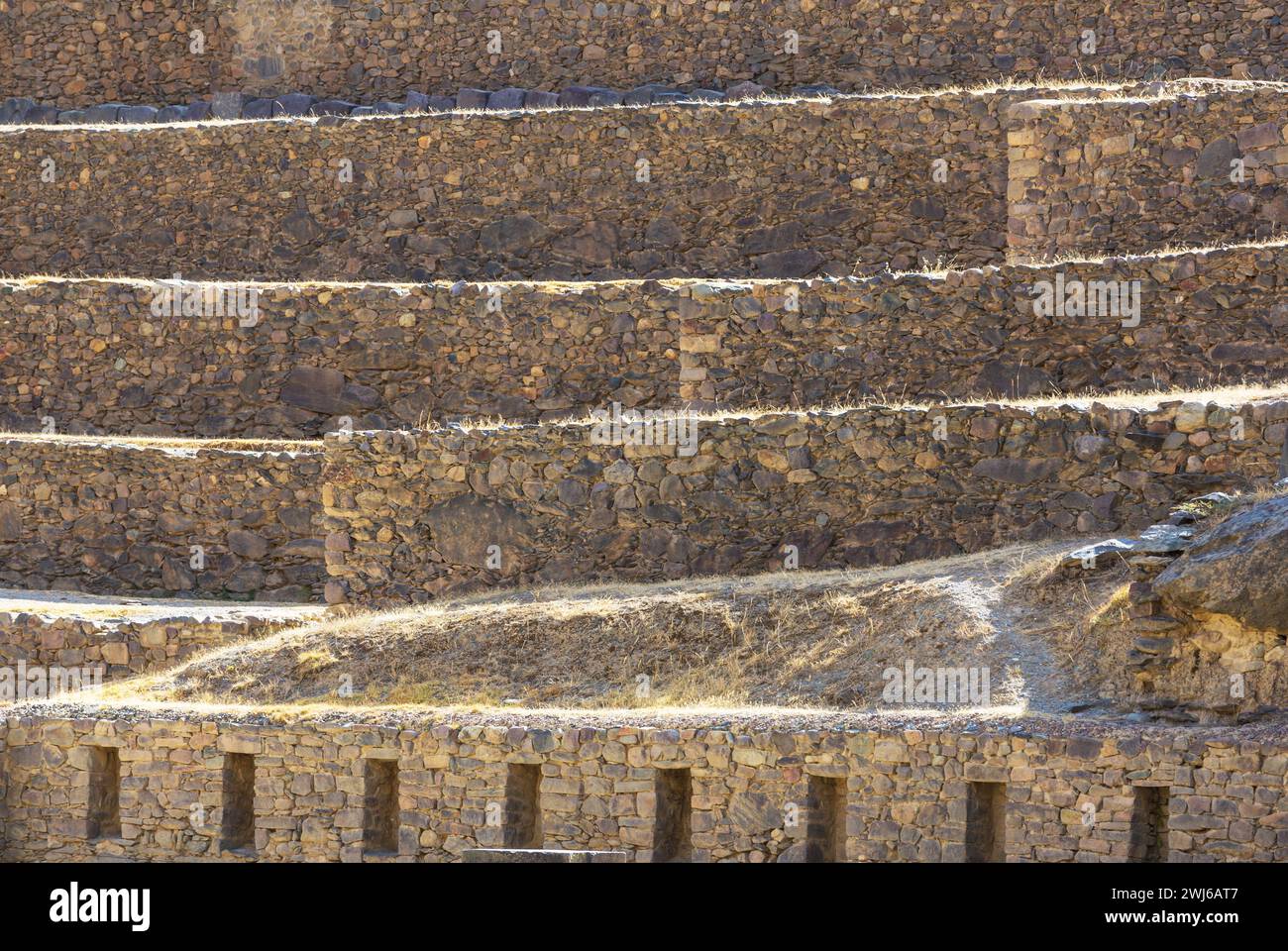 Rovine Inca Foto Stock