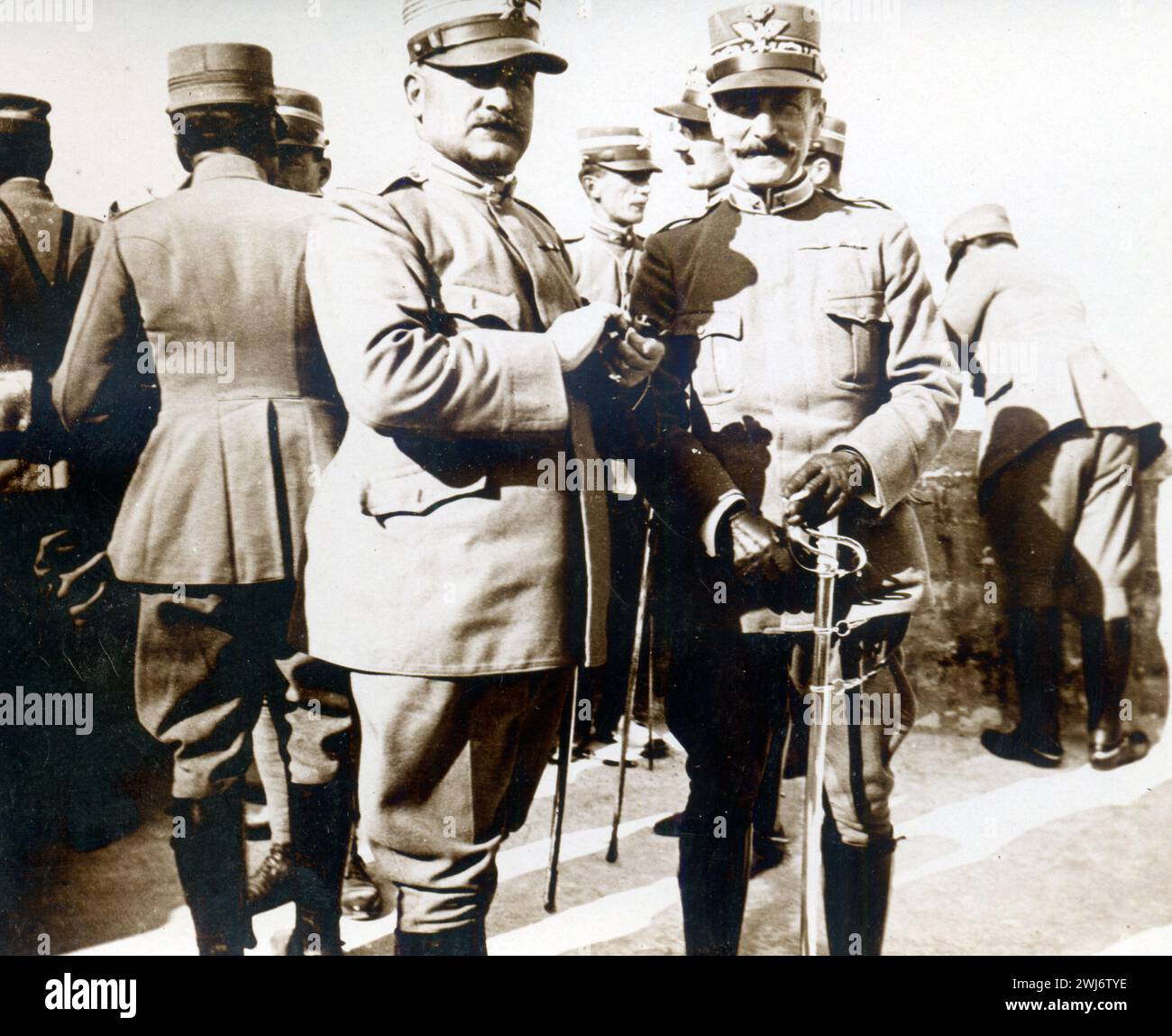 1912 guerra italo-turca o turco-italiana - esercito italiano in Cirenaica, Libia Foto Stock