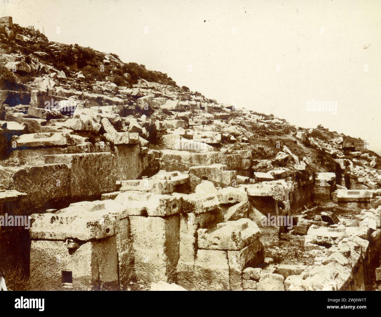 1912 Libia, Africa, paesaggio - deserto Foto Stock