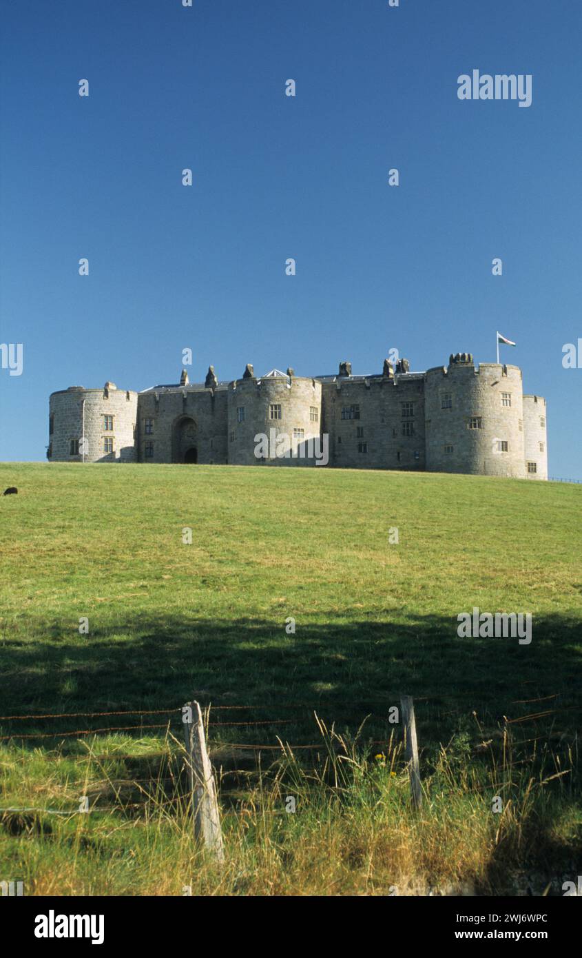 Regno Unito, Galles, Wrexham, castello di Chirk. Foto Stock