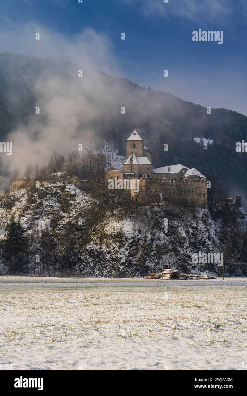 Castello di Reifenstein (Castel tasso), Freienfeld-campo di Trens, Trentino-Alto Adige/Sudtirol, Italia Foto Stock