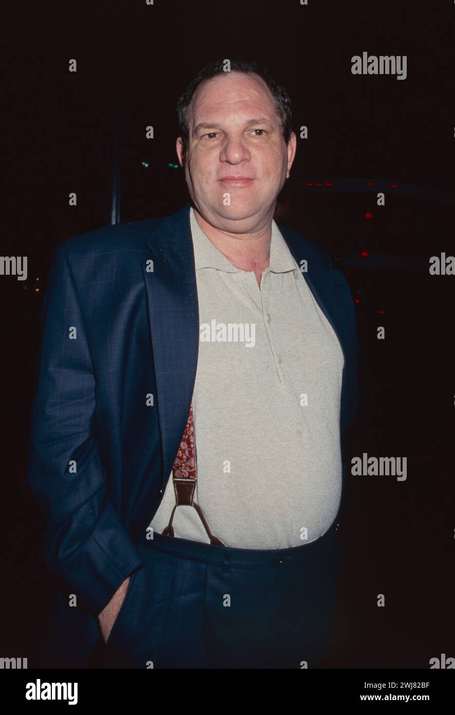 Harvey Weinstein partecipa alla prima di "Where the Money Is" alla Loews 42nd Street e-Walk di New York City il 4 aprile 2000. Foto di Henry McGee/MediaPunch Foto Stock