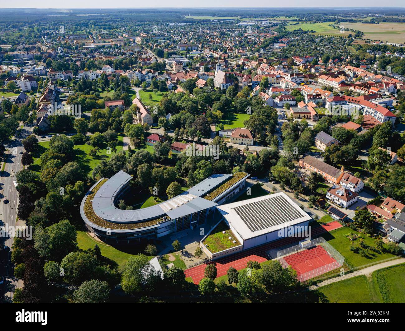 Christian School Johanneum Hoyerswerda, Hoyerswerda, Sassonia, Germania Foto Stock