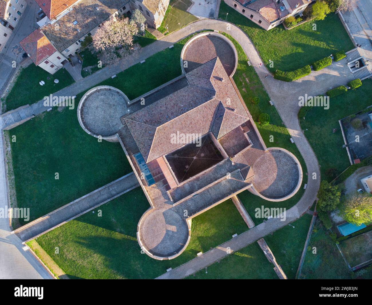 Senigallia (Italia, Marche, provincia di Ancona), Rocca Roveresca Foto Stock