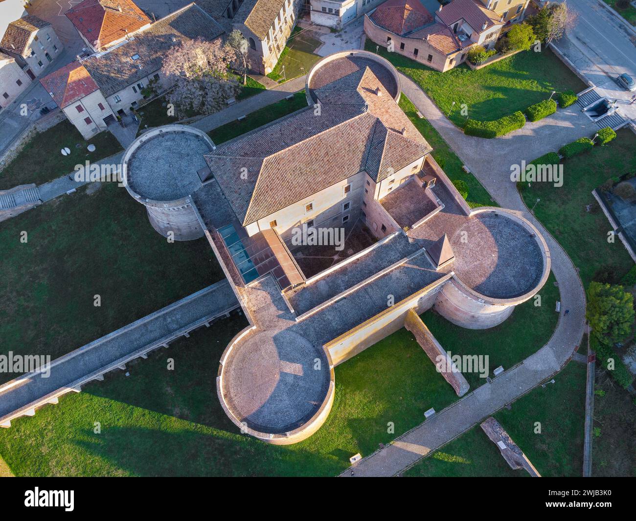 Senigallia (Italia, Marche, provincia di Ancona), Rocca Roveresca Foto Stock