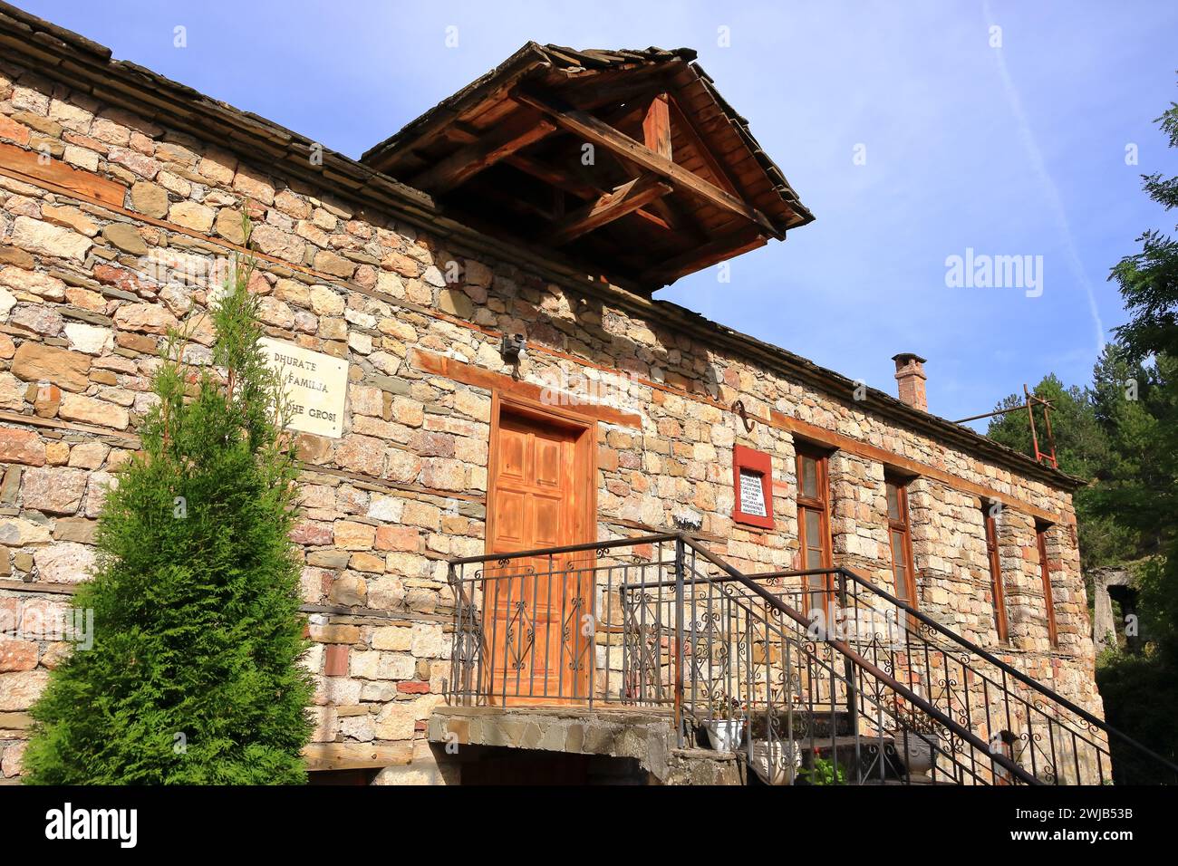 St Monastero di Giovanni Battista, Manastiri i Shën Prodhromit, Voskopoja in Albania Foto Stock