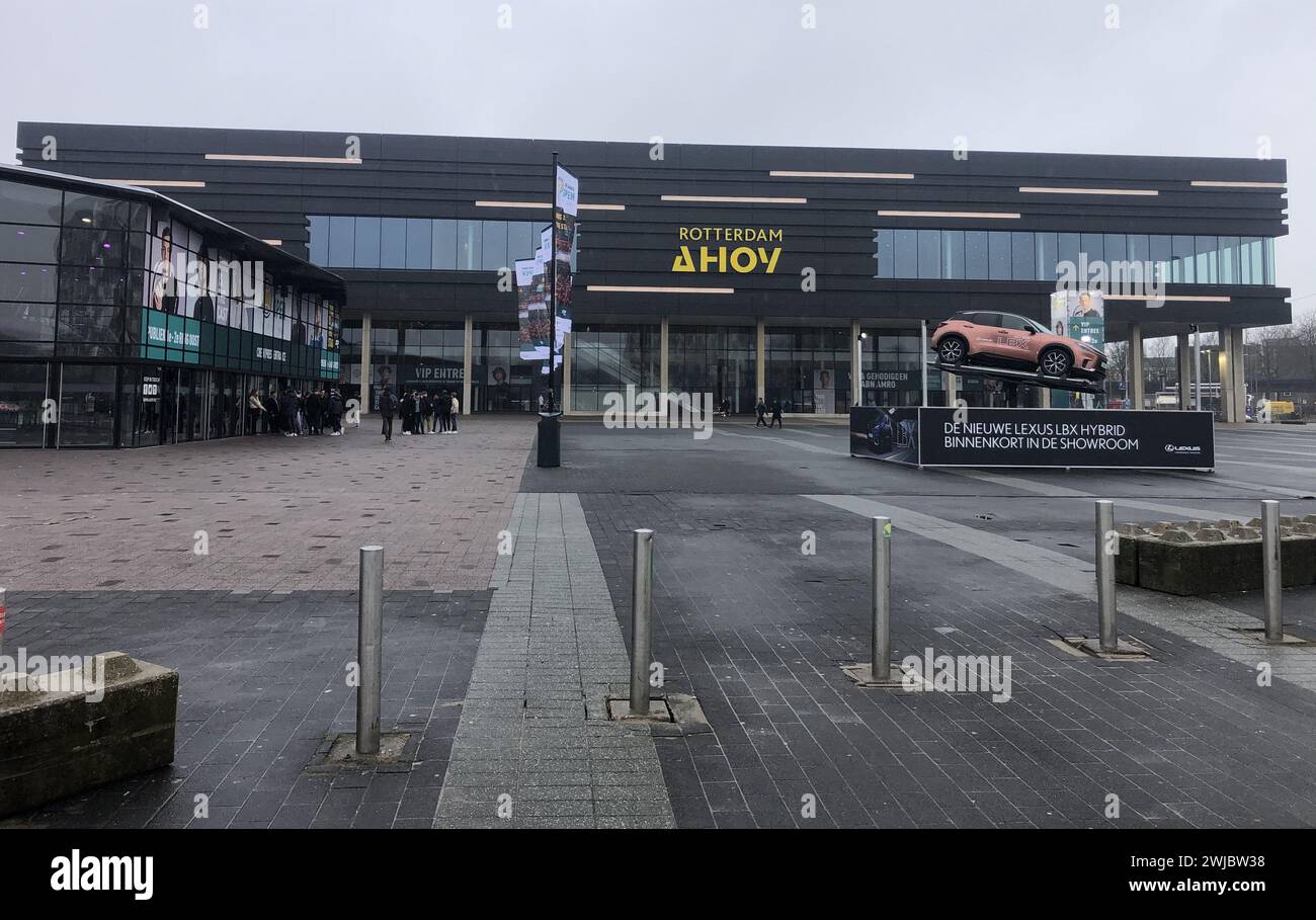 Rotterdam, Italia. 14 febbraio 2024. Rotterdam - Tennis Rotterdam, ABN AMRO Open, Ahoy Arena, 14 febbraio 2024. Foto felice Calabro' solo uso editoriale credito: Agenzia fotografica indipendente/Alamy Live News Foto Stock