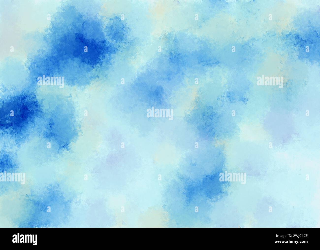 Il soffice nuvoloso è color pastello sfumato, sfondo astratto del cielo di colore blu. Foto Stock