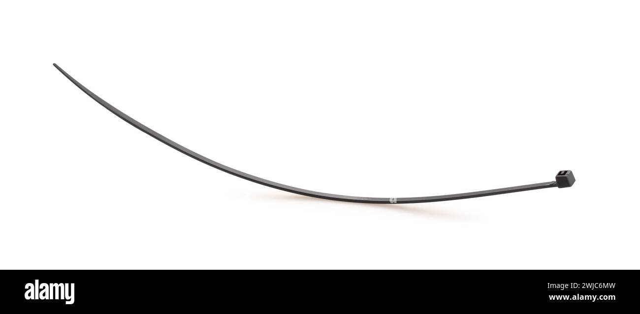 percorso del morsetto isolato su bianco Foto Stock