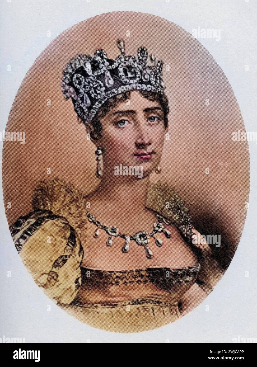 Josephine de Beauharnais, geborene Marie Josephe Rose de Tascher de la Pagerie geb. 23. Juni 1763 in Les Trois-Îlets auf Martinique Gest. 29. Mai 1814 Foto Stock