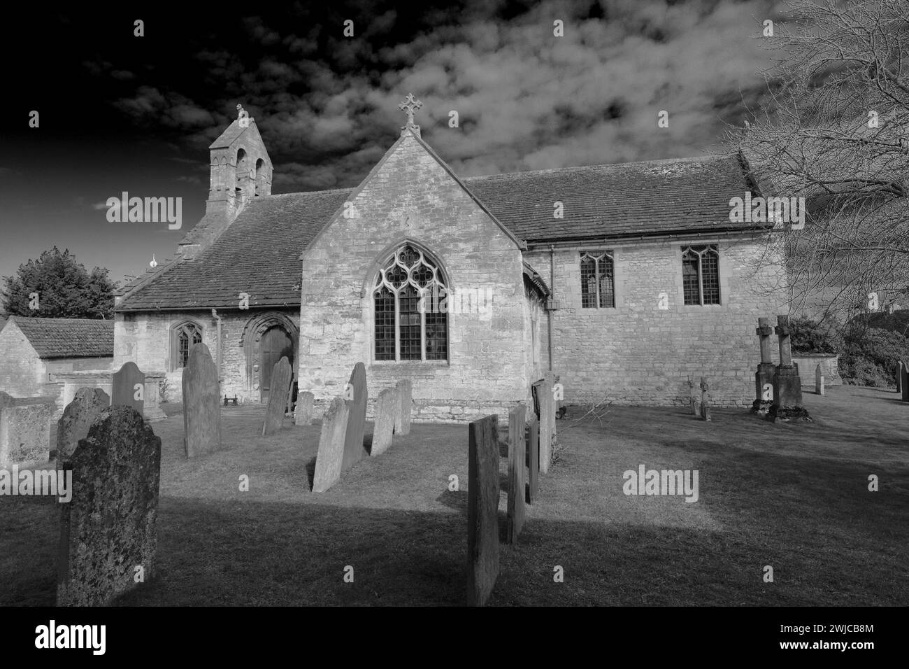 Saint John the Baptist Church, South Witham Village, South Kesteven, Lincolnshire, Inghilterra. Foto Stock