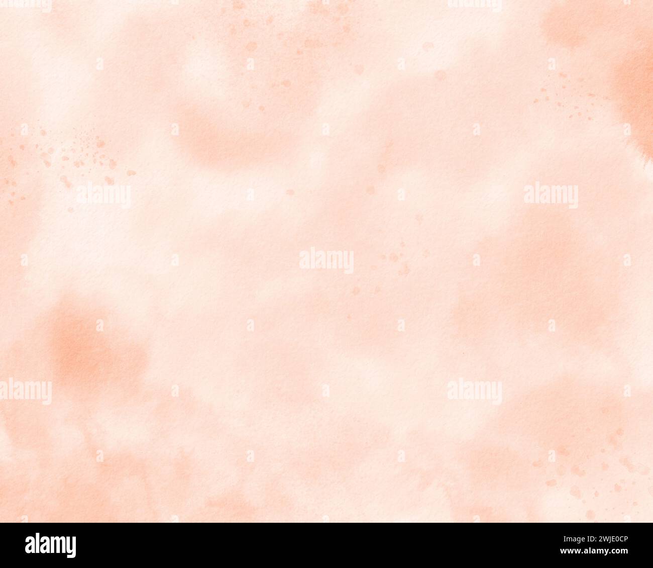 sfondo ad acquerello in calde tonalità beige. Gocce d'acqua soffici e lievi striature creano un'atmosfera invitante e intima, una tranquilla alba mattutina Foto Stock