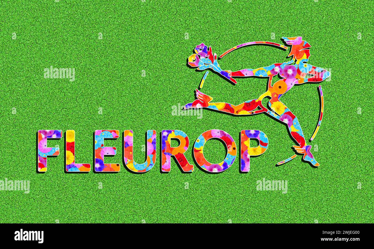 logo di fleurop Foto Stock