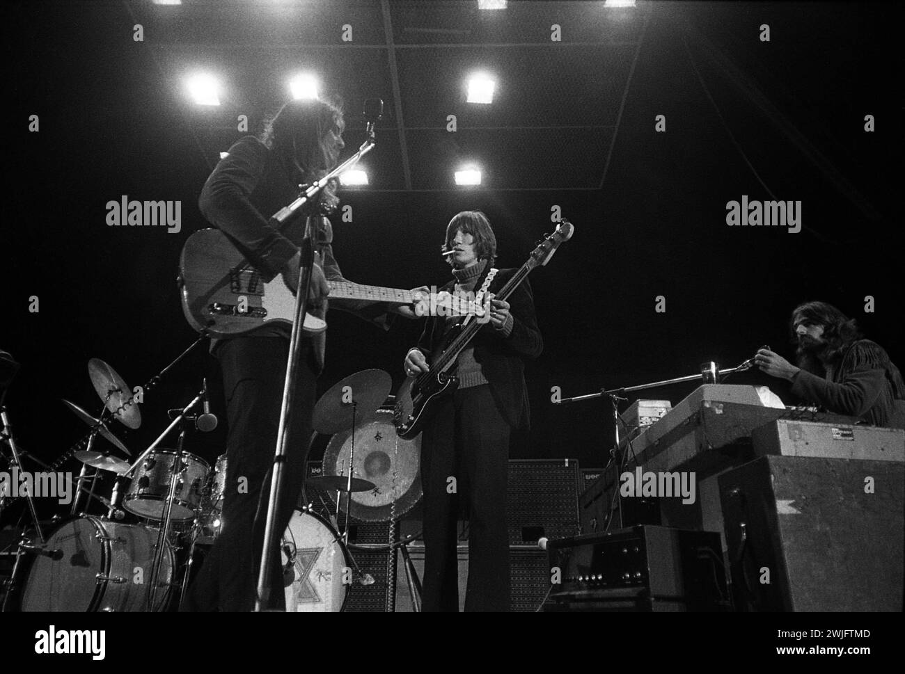 Philippe Gras / le Pictorium - Pink Floyd - 17/03/2013 - Francia / Ile-de-France (regione) / Parigi - concerto dei Pink Floyd a Parigi, al Fete de l'Humanite, 12 settembre 1970 Foto Stock