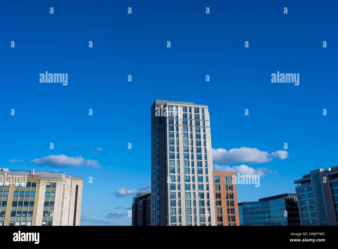 Thames Quarter, Build to Rent Apartment Building, Reading, Berkshire, Inghilterra, Regno Unito, GB. Foto Stock