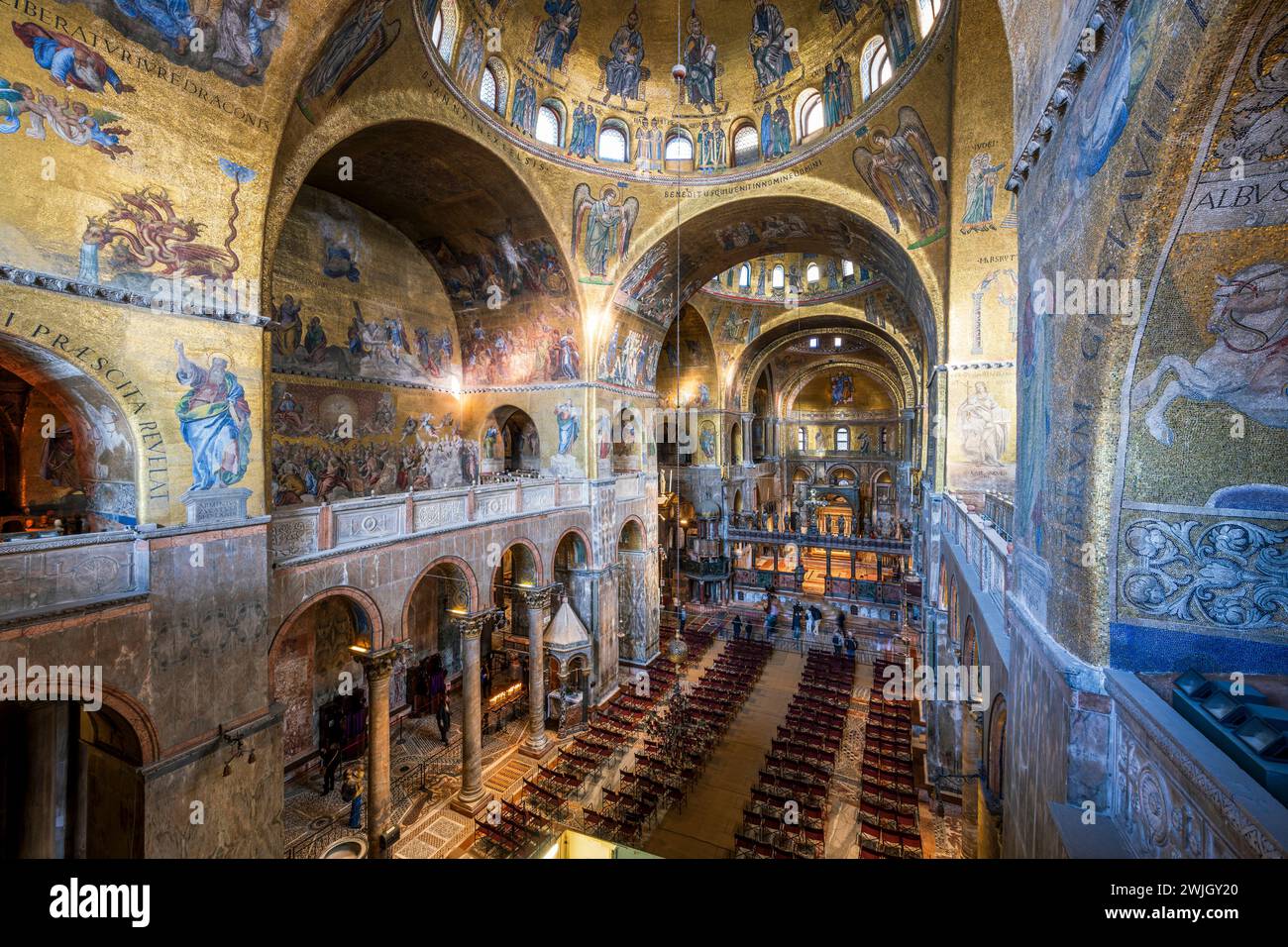 Basilica di San Marco, Venezia, Veneto, Italia Foto Stock