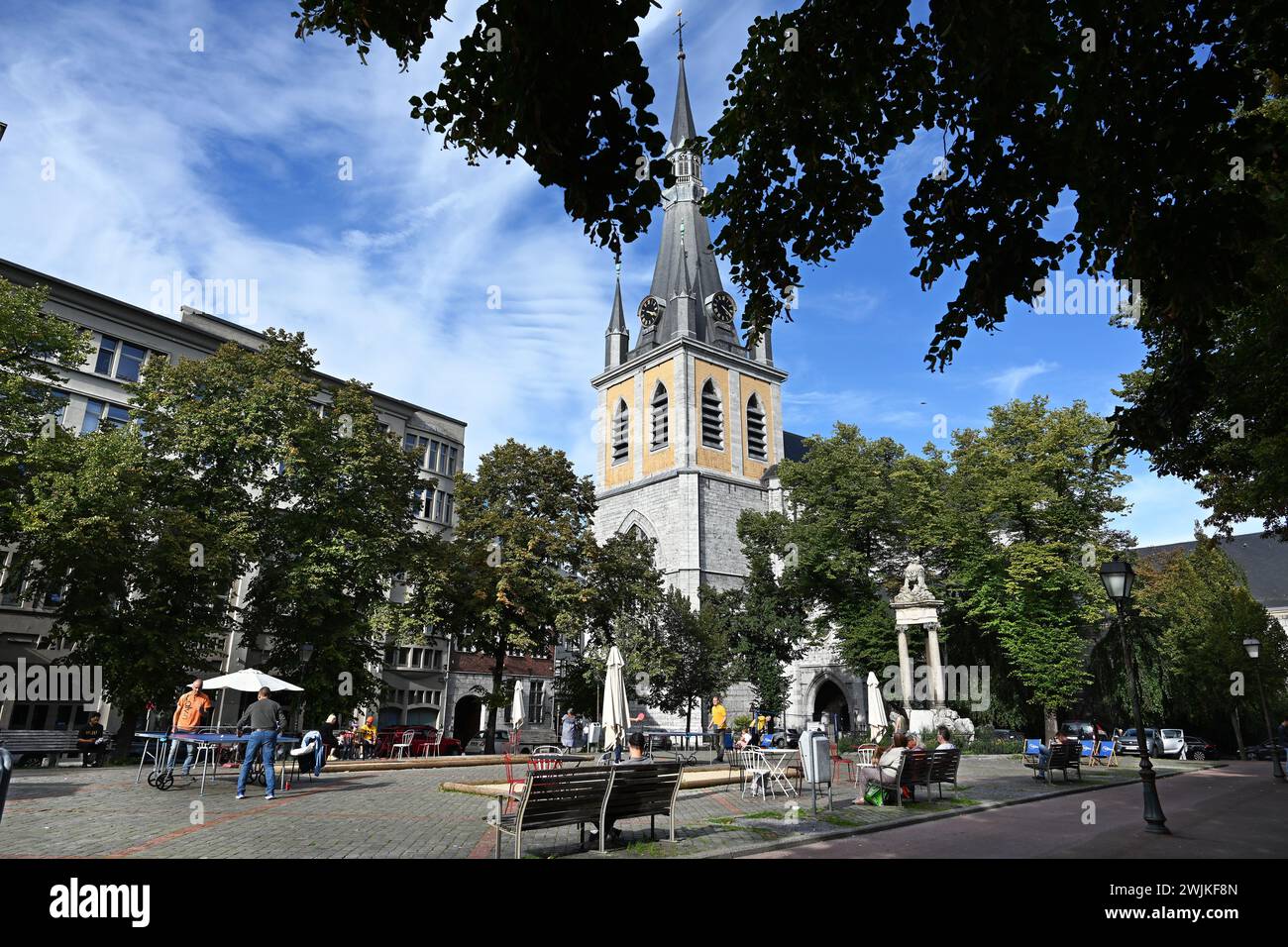 Place Saint-Paul a Liegi Foto Stock