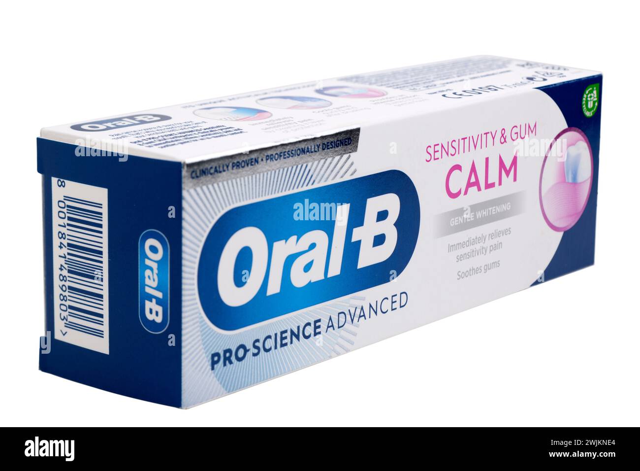 Oral B Sensitivity & Gum Calm dentifricio originale 75 ml su A. Foto Stock