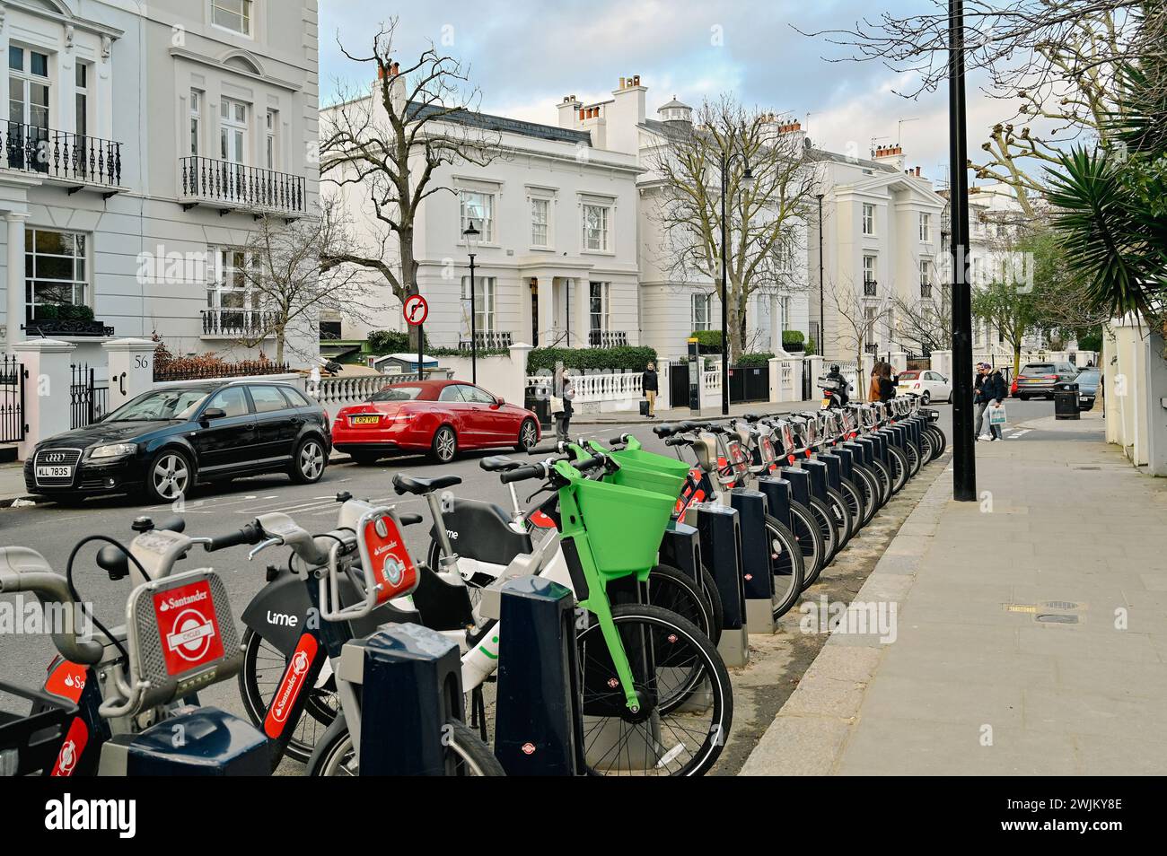 A Notting Hill, Londra Foto Stock