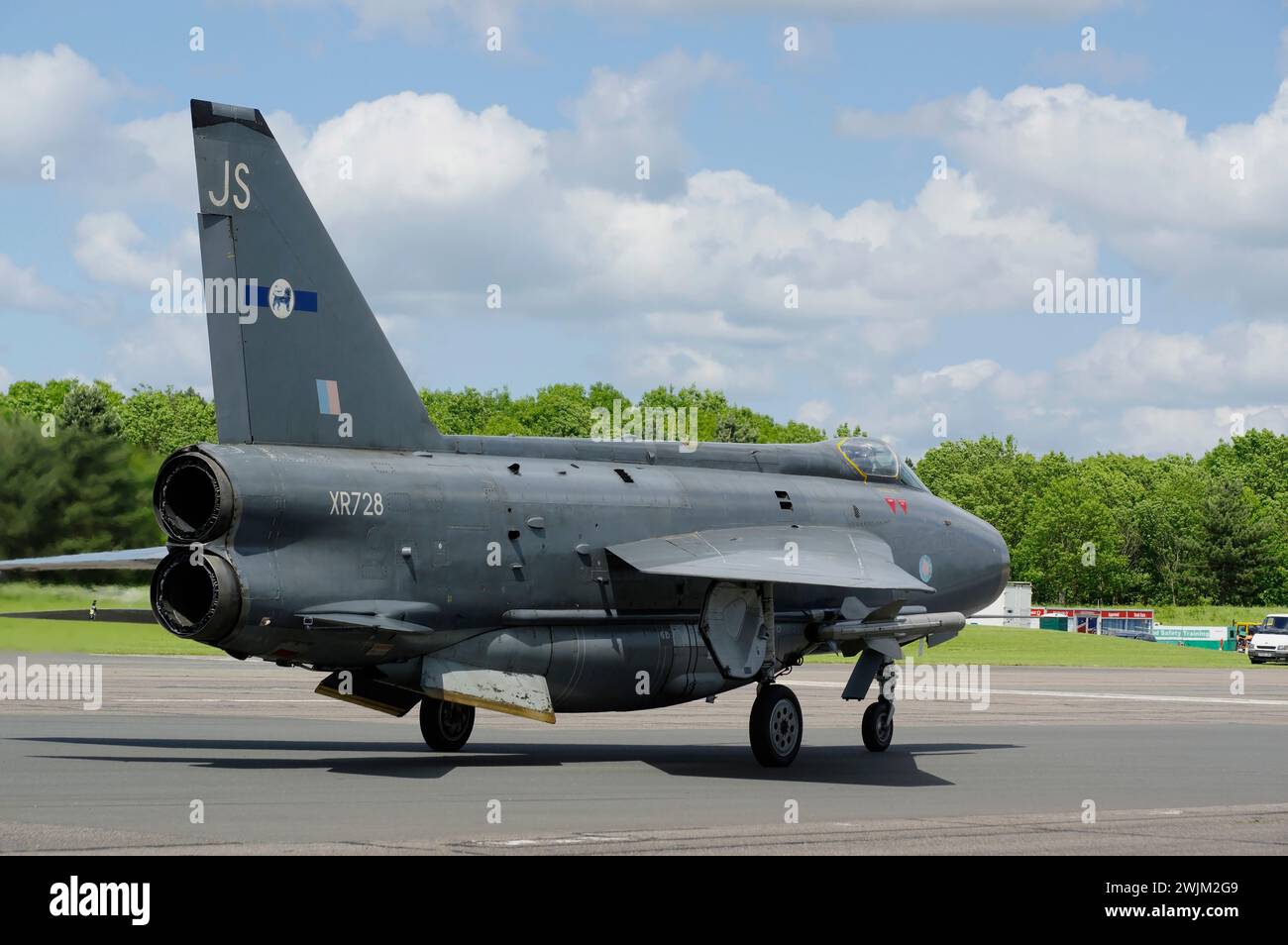 Lightning F6, XR728, Bruntingthorpe, Inghilterra, Regno Unito. Foto Stock