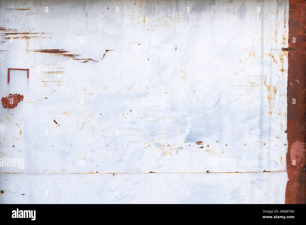 Superfici metalliche ruvide, perfette per design vintage e industriali Foto Stock