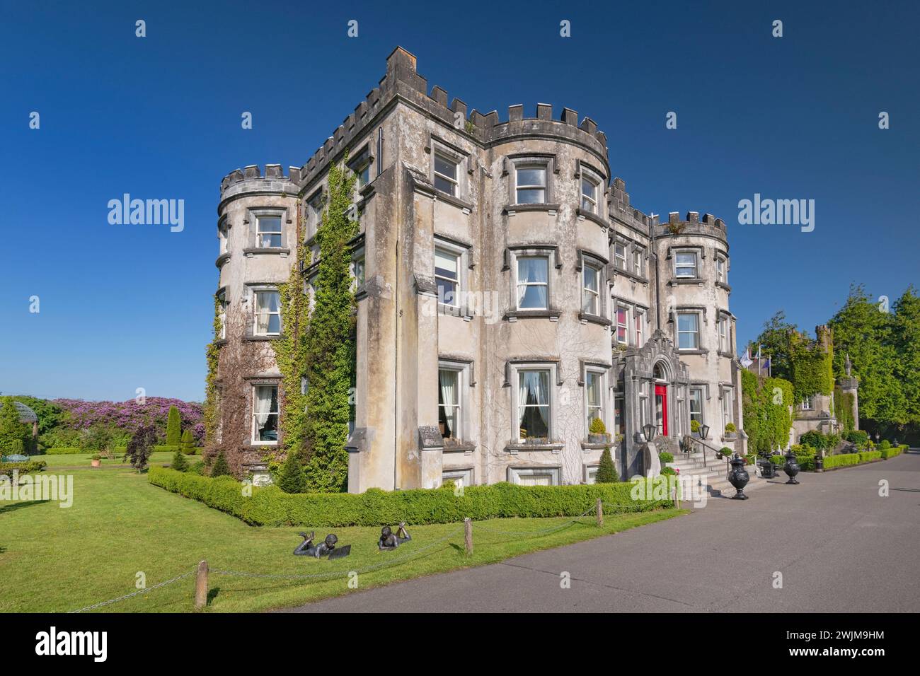 Irlanda, Contea di Kerry, Tralee, Ballyseede Castle Hotel vicino alla città. Foto Stock