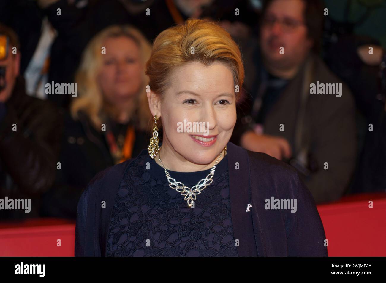 Berlino, Germania. 15 febbraio 2024. Tappeto rosso prima del gala di apertura a Berlinale. (Foto di Beata Siewicz/Pacific Press) credito: Pacific Press Media Production Corp./Alamy Live News Foto Stock