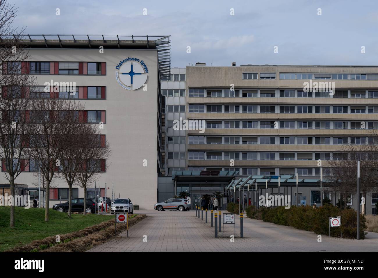 , Gesundheit, Deutschland, Rheinland-Pfalz, Speyer, 16.02.2024, Das Diakonissen Krankenhaus a Spira. Foto Stock